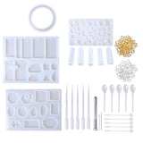 Maxbell Resin Casting Jewelry Molds Set Include 127Pcs Assorted Styles Silicone Mold - Aladdin Shoppers