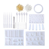 Maxbell Resin Casting Jewelry Molds Set Include 127Pcs Assorted Styles Silicone Mold - Aladdin Shoppers