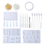 Maxbell Resin Casting Jewelry Molds Set Include 127Pcs Assorted Styles Silicone Mold - Aladdin Shoppers