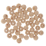 Maxbell 50 Pieces 14mm Natural Wooden Beads 4mm Large Hole Wood Spacer Beads Carved Alphabet/Letter for Macrame Jewelry Charms Crafts Making Supplies - Aladdin Shoppers