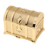 Maxbell Zinc Alloy Treasure Chest Trinkets Jewelry Box Antique Fashion Case Storage - Aladdin Shoppers