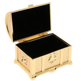 Maxbell Zinc Alloy Treasure Chest Trinkets Jewelry Box Antique Fashion Case Storage - Aladdin Shoppers