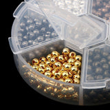 Maxbell About 948 Pieces Wholesale Alloy Metal Round Loose Bead 4mm DIY Necklace Bracelet Earring Spacer Findings Crafts - Aladdin Shoppers