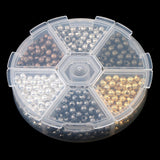 Maxbell About 948 Pieces Wholesale Alloy Metal Round Loose Bead 4mm DIY Necklace Bracelet Earring Spacer Findings Crafts - Aladdin Shoppers