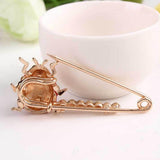 Maxbell Red Enamel Crystal Insect Ladybugs Brooch Lapel Pins Large Safety Pin Corsage - Aladdin Shoppers