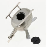 Silver Tone Cartoon Helicopter Piggy Bank Metal Money Box Coins Saving Box Home Decor Ornaments - Aladdin Shoppers