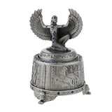 Vintage Zinc Alloy Music Egyptian Goddess Coins Piggy Bank Box Birthday Gift - Aladdin Shoppers