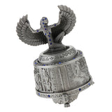 Vintage Zinc Alloy Music Egyptian Goddess Coins Piggy Bank Box Birthday Gift - Aladdin Shoppers