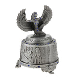 Vintage Zinc Alloy Music Egyptian Goddess Coins Piggy Bank Box Birthday Gift - Aladdin Shoppers