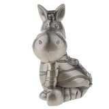 Creative Money Box Zebra Animal Piggy Bank Coins Saving Pot - Antique Silver - Aladdin Shoppers