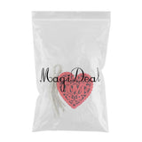 Wooden Hollow Heart Shape Wedding Party Decoration Supplies Wood Red Hanging Pendant Ornament Crafts for DIY Decoration - 10Pcs - Aladdin Shoppers