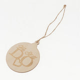 Set of 10 Pieces Round Shape Hanging Decoration Crafts for Scrapbooking, Sign Making, Party Ornaments - Aladdin Shoppers