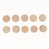 100 Pieces Natural Round Unfinished Wood Embellishments for DIY Art Crafts Painting Drawing Engraving 16mm - Aladdin Shoppers