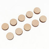 100 Pieces Natural Round Unfinished Wood Embellishments for DIY Art Crafts Painting Drawing Engraving 16mm - Aladdin Shoppers