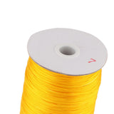 2 Rolls Elastic Cord Bungee Wire Rope Nylon Black/Yellow for Jewelry Making