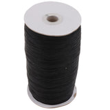 2 Rolls Elastic Cord Bungee Wire Rope Nylon Black/Yellow for Jewelry Making