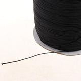 2 Rolls Elastic Cord Bungee Wire Rope Nylon Black/Yellow for Jewelry Making