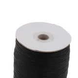 2 Rolls Elastic Cord Bungee Wire Rope Nylon Black/Yellow for Jewelry Making