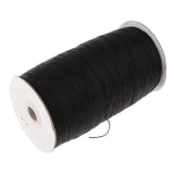 2 Rolls Elastic Cord Bungee Wire Rope Nylon Black/Yellow for Jewelry Making