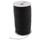2 Rolls Elastic Cord Bungee Wire Rope Nylon Black/Yellow for Jewelry Making
