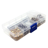 100 Sets Punk Rivet Tubular Studs with Fixing Tool Kit DIY Leather Clothing - Aladdin Shoppers