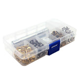 100 Sets Punk Rivet Tubular Studs with Fixing Tool Kit DIY Leather Clothing - Aladdin Shoppers