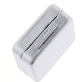 Metal Jewelry Gift Box Loose Diamond Box Jewelry Organizer Silver