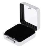Metal Jewelry Gift Box Loose Diamond Box Jewelry Organizer Silver