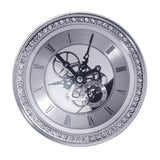 Vintage 148mm Round Dial Roman Numeral Watch Quartz Clock Insert Silver