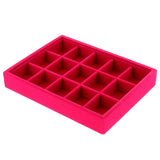 Maxbell 3 set Stackable Jewelry Display Tray Organizer Showcase