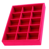 Maxbell 3 set Stackable Jewelry Display Tray Organizer Showcase