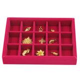 Maxbell 3 set Stackable Jewelry Display Tray Organizer Showcase