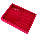 Maxbell 3 set Stackable Jewelry Display Tray Organizer Showcase