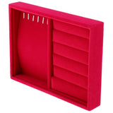 Maxbell 3 set Stackable Jewelry Display Tray Organizer Showcase