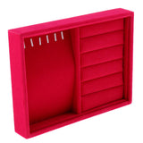 Maxbell 3 set Stackable Jewelry Display Tray Organizer Showcase