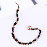 Maxbell Vintage Earrings Gothic Punk Metal Snake Ear Cuff Wrap Earrings Ear Studs Gold Tone Snake Ear Cuff Stud - Aladdin Shoppers