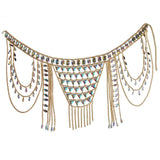 Maxbell Maxbell Women Sexy Tassel Body Chain Set for Nightclub Beach Bikini Jewelry Golden