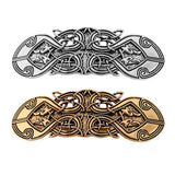 Maxbell 2pcs Irish Celtic Design Lucky Totem Snap Hairclips Barrettes Hairpins