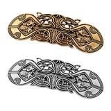 Maxbell 2pcs Irish Celtic Design Lucky Totem Snap Hairclips Barrettes Hairpins
