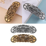 Maxbell 2pcs Irish Celtic Design Lucky Totem Snap Hairclips Barrettes Hairpins
