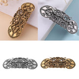 Maxbell 2pcs Irish Celtic Design Lucky Totem Snap Hairclips Barrettes Hairpins
