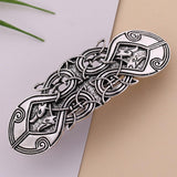 Maxbell 2pcs Irish Celtic Design Lucky Totem Snap Hairclips Barrettes Hairpins