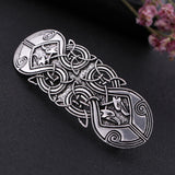 Maxbell 2pcs Irish Celtic Design Lucky Totem Snap Hairclips Barrettes Hairpins