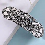 Maxbell 2pcs Irish Celtic Design Lucky Totem Snap Hairclips Barrettes Hairpins