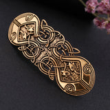 Maxbell 2pcs Irish Celtic Design Lucky Totem Snap Hairclips Barrettes Hairpins