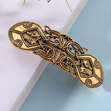 Maxbell 2pcs Irish Celtic Design Lucky Totem Snap Hairclips Barrettes Hairpins