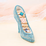 Maxbell 2pcs Blue Wedding Party Fantasy Jewelry Display Stand Holder Rack High Heels