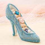 Maxbell 2pcs Blue Wedding Party Fantasy Jewelry Display Stand Holder Rack High Heels