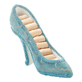 Maxbell 2pcs Blue Wedding Party Fantasy Jewelry Display Stand Holder Rack High Heels