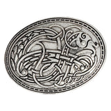 Maxbell 2Pack Norse Medieval Viking Shield Symbol Brooch Oval Shawl Sweater Pin